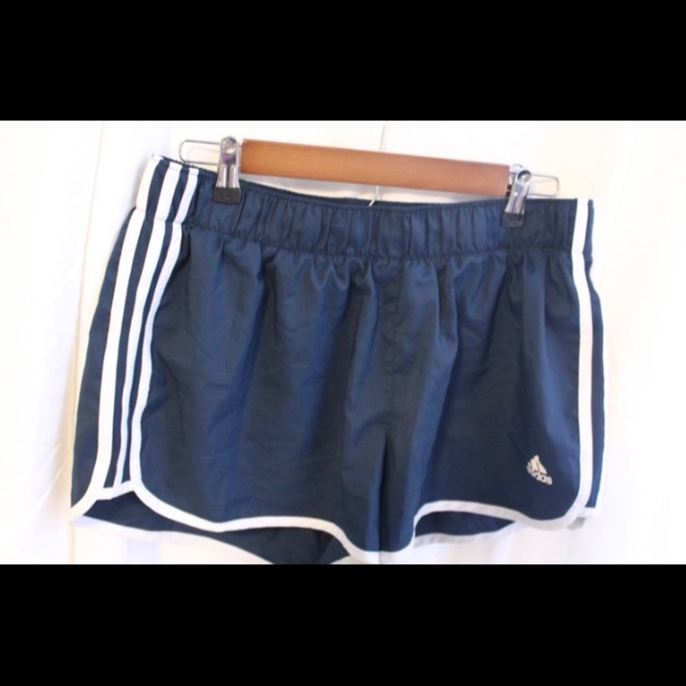 Adidas blue 3” shorts